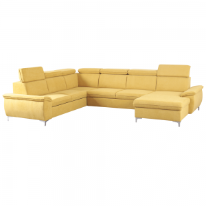 Marelia u alakú sárga kanapé